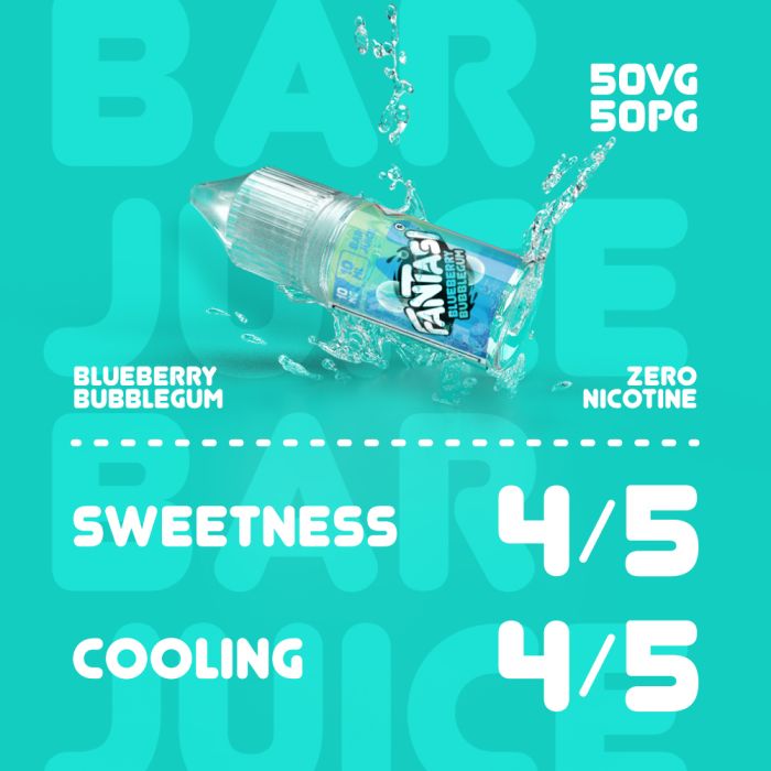blueberry bubblegum vape juice Blueberry Bubblegum Bar Vape Juice by Fantasi